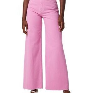 Hudson Jeans Pink Flare Wide-Leg Jeans size 28. Preloved.